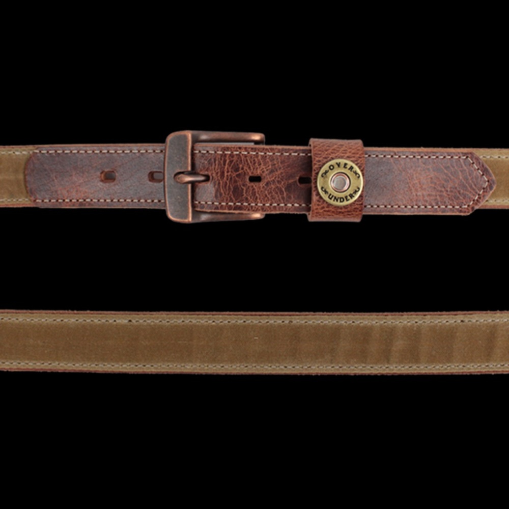 Over Under Waxed Canvas Belt NWT